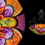 Ibis – Purple: Chandelier