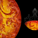 Swing – Red & Gold: Chandelier