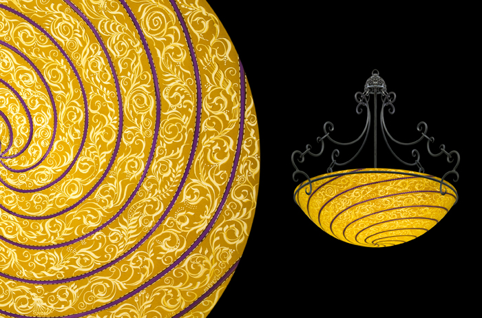 Vienna Thin – Purple: Chandelier