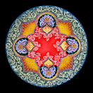 Mir – Blue & Gold: Chandelier