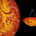 Swing – Red & Gold: Chandelier