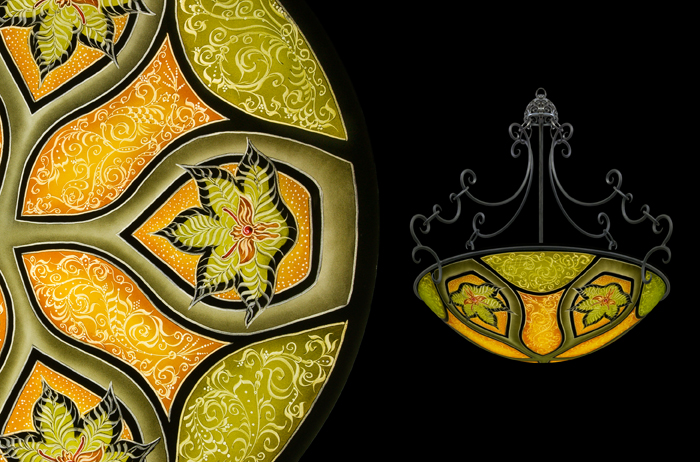 Fern – Green: Chandelier