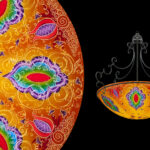 Kaz – Orange: Chandelier