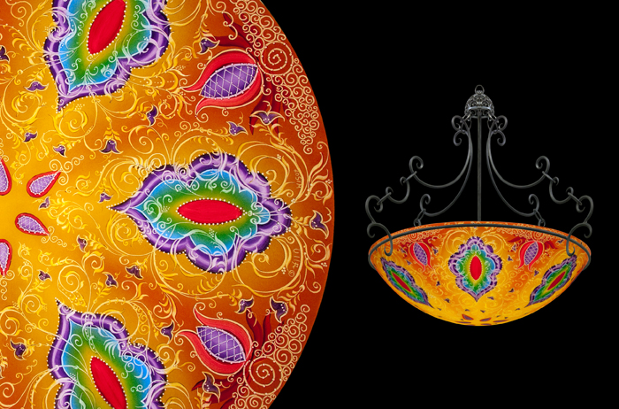 Kaz – Orange: Chandelier