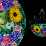 Floral by Mikael Darni – Green: Chandelier