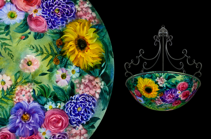 Floral by Mikael Darni – Green: Chandelier