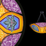 Fern – Orange: Chandelier