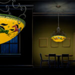 Horses – Golden: Chandelier