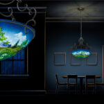 Landscape by Mikael Darni: Chandelier