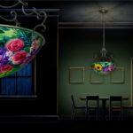 Floral by Mikael Darni – Green: Chandelier