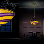 Vienna Bold – Purple: Chandelier