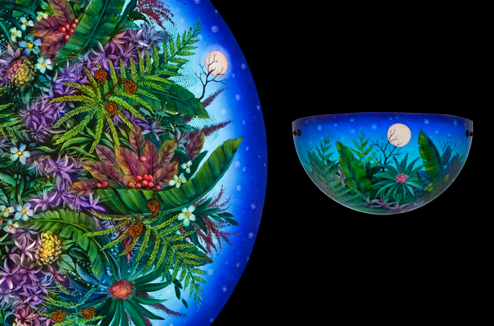 Moonscape by Mikael Darni: Sconce