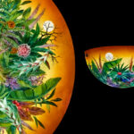 Tropical Sunset by Mikael Darni: Sconce