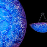 Swing – Blue: Chandelier