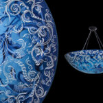 Swing Slate Blue: Chandelier