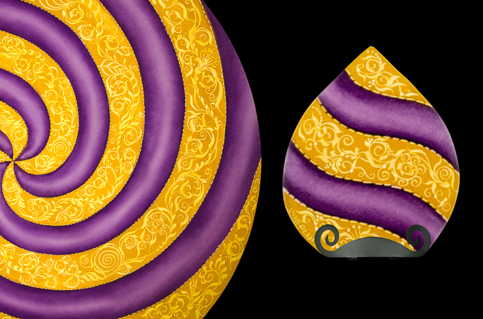 Vienna Bold – Purple-Gold: Nightlight